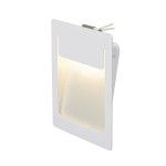 SLV 151952 DOWNUNDER PUR 150, Einbauleuchte, LED, 3000 K, eckig, weiß, L/B/H 12/3,2/15,5 cm, inkl. Blattfedern 