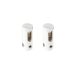 SLV 186351 EINSPEISER, für TENSEO Niedervolt-Seilsystem, weiß, 2 Stück 