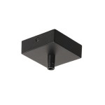 SLV 210060 DECKENROSETTE, für GLENOS, schwarz matt, mit Zugentlastung 
