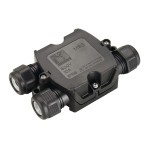 SLV 228726 Y-VERBINDUNGSBOX 3-polig schwarz IP68 