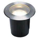 SLV 229200 DASAR® 215, Outdoor Bodeneinbauleuchte, TC-(D,H,T,Q)SE, IP67, rund, edelstahl 316, max. 80 W 