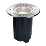 SLV 229320 DASAR® 115, Outdoor Bodeneinbaustrahler, QPAR51, IP67, rund, edelstahl 316, max. 35 W 