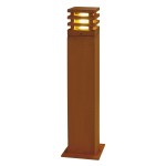 SLV 229421 RUSTY® 70, Outdoor Standleuchte, TC-DSE, IP55, eckig, stahl gerostet, L/B/H 12/12/71 cm, max. 11 W 