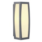 SLV 230045 MERIDIAN BOX, Outdoor Wandleuchte, TC-(D,H,T,Q)SE, IP54, anthrazit, max. 20 W 
