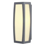 SLV 230085 MERIDIAN BOX SENSOR, Outdoor Wandleuchte, TC-(D,H,T,Q)SE, anthrazit, max. 20 W, mit Sensor 