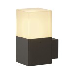 SLV 231205 GRAFIT, Outdoor Wandleuchte, TC-DSE, IP44, anthrazit, Energiesparleuchte, max. 11 W 