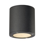 SLV 231545 SITRA, Outdoor Deckenleuchte, TCR-TSE, IP44, rund, anthrazit, max. 9 W 