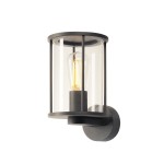 SLV 232045 PHOTONIA, Outdoor Wandleuchte, A60, IP55, rund, anthrazit, Glas klar, max. 60 W 