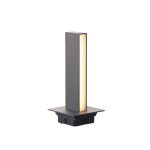 SLV 232155 H-POL 30, Wege- und Standleuchte, einflammig, LED, 3000 K, anthrazit, L/B/H 16,5/16,5/36 cm 
