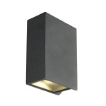 SLV 232445 QUAD UP/DOWN 15 Wandleuchte LED 3000 K IP44 eckig up/down anthrazit 32 W 