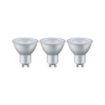 Paulmann 285.81 Standard 230V LED Reflektor GU10 3er-Pack 3x230lm 3x4W 2700K Alu 
