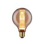 Paulmann 286.03 Inner Glow Edition LED Globe Innenkolben Ringmuster E27 230V 230lm 4W 1800K Gold 