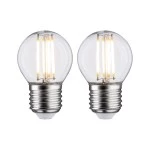 Paulmann 286.40 Filament 230V LED Tropfen E27 2x470lm 2x5W 2700K Klar 