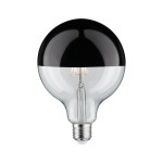 Paulmann 286.80 LED Globe 6,5W E27 Kopfspiegel Schwarzchrom Warmweiß dimmbar 