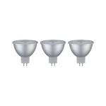 Paulmann 289.14 Standard 12V LED Reflektor GU5,3 3er-Pack 3x450lm 3x6W 2700K Chrom 