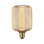 Paulmann 290.85 Metallic Glow Standard 230V LED Leuchtmittel Zyl E27 Spiral 200lm 4,2W 1800K Messing 