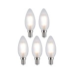 Paulmann 290.96 Filament 230V LED Kerze E14 5x470lm 5x4,8W 4000K Matt 