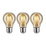 Paulmann 5079 Vintage Edition Bundle LED Birne E27 230V 3x500lm 3x4,7W 2500K Gold 