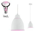 Paulmann 5117 Neordic Bundle Pendelleuchte Hilla + LED Reflektor E27 Weiß dimmbar Metall / 230V 200lm 6,5W 1300K 