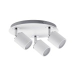 Paulmann 667.19 Spotlight Tube IP44 GU10 230V max. 3x10W dimmbar Weiß#Chrom 
