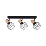 Paulmann 667.68 Spotlight Lanka E14 230V max. 3x20W dimmbar Schwarz 