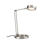 Paulmann 702.45 LED Schreibtischleuchte Zed 3000K 359lm 5W Eisen gebürstet 