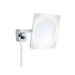 Paulmann 704.68 LED Kosmetikspiegel Bela Mit Leuchtmittel IP44 3000K 260lm 230V 5,7W Chrom#Weiß#Spiegel 