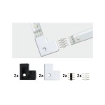 Paulmann 705.99 YourLED Verbinder Eck-Stück 23x23mm max. 60W Weiß#Schwarz 