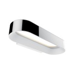 Paulmann 709.48 LED Wandleuchte Agena IP44 2700K 1200lm 230V 20W dimmbar Chrom#Weiß matt 