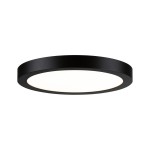 Paulmann 709.84 LED Panel Abia rund 300mm 22W 2200lm 2700K Schwarz matt 