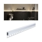 Paulmann 784.04 LumiTiles LED Strip Einbauprofil Top 1m Alu eloxiert#Satin 