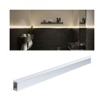 Paulmann 784.06 LumiTiles LED Strip Aufbauprofil Top 1m Alu eloxiert#Satin 