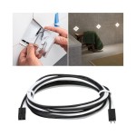 Paulmann 784.17 LumiTiles Kabel Square Warmweiß 1,3m 12V Schwarz Kunststoff 