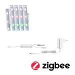 Paulmann 788.65 MaxLED 250 LED Strip Smart Home Zigbee 3.0 RGBW beschichtet Basisset 1,5m IP44 9W 180lm/m 30 LEDs/m RGBW+ 24VA 