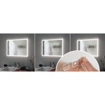 Paulmann 789.51 LED Leuchtspiegel Mirra IP44 White Switch 1600lm 230V 22W dimmbar Spiegel#Weiß 