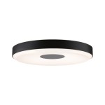 Paulmann 795.18 LED Deckenleuchte 3-Step-Dim Puric Pane 2700K 400lm / 2600lm 230V 23W dimmbar Schwarz#Grau 