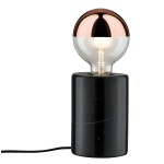 Paulmann 796.00 Neordic Tischleuchte Nordin E27 max. 20W Schwarz Marmor 