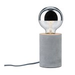 Paulmann 796.21 Neordic Tischleuchte Mik E27 max. 20W Grau Beton 