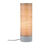Paulmann 796.64 Neordic Tischleuchte Skadi E14 max. 20W Holz/Grau Holz/Beton 