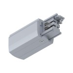 Paulmann 913.58 ProRail3 Einspeisung Ende Rechts 99,5x35mm max. 3680W Silber 