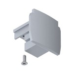 Paulmann 913.82 ProRail3 Verbinder Endkappe 1er-Set 35x31,5mm Silber 