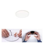 Paulmann 923.90 VariFit LED Einbaupanel Veluna IP44 rund 75mm 4,5W 400lm 4000K Satin 