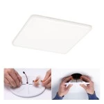 Paulmann 923.98 VariFit LED Einbaupanel Veluna IP44 eckig 185x185mm 17,5W 1500lm 4000K Satin 