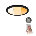Paulmann 930.99 VariFit LED Einbaupanel Dim to Warm Areo IP44 rund 175mm 13W 1200lm 3 Step Dim to warm Schwarz dimmbar 