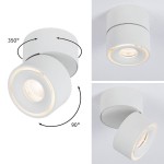 Paulmann 933.73 LED Deckenleuchte Spircle 78mm 8W 550lm 230V 3000K Weiß matt 
