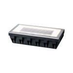 Paulmann 937.75 Solar LED Bodeneinbauleuchte Box IP67 2700K 7,5lm Edelstahl#Klar 