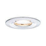 Paulmann 938.83 LED Einbauleuchte Nova Plus Coin starr IP65 rund 78mm Coin 6W 470lm 230V dimmbar 2700K Chrom 