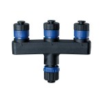 Paulmann 939.29 Plug & Shine Verteiler 3 Ausgänge IP68 Schwarz 