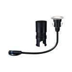 Paulmann 939.51 Plug & Shine LED Bodeneinbauleuchte Floor Mini Einzelspot IP67 3000K 2,5W Silber 