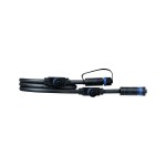 Paulmann 939.94 Plug & Shine Kabel 1m 3 Ausgänge IP68 Schwarz 
